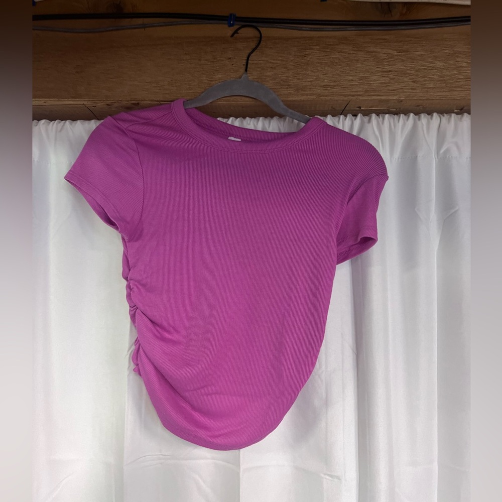 Hot pink top open back